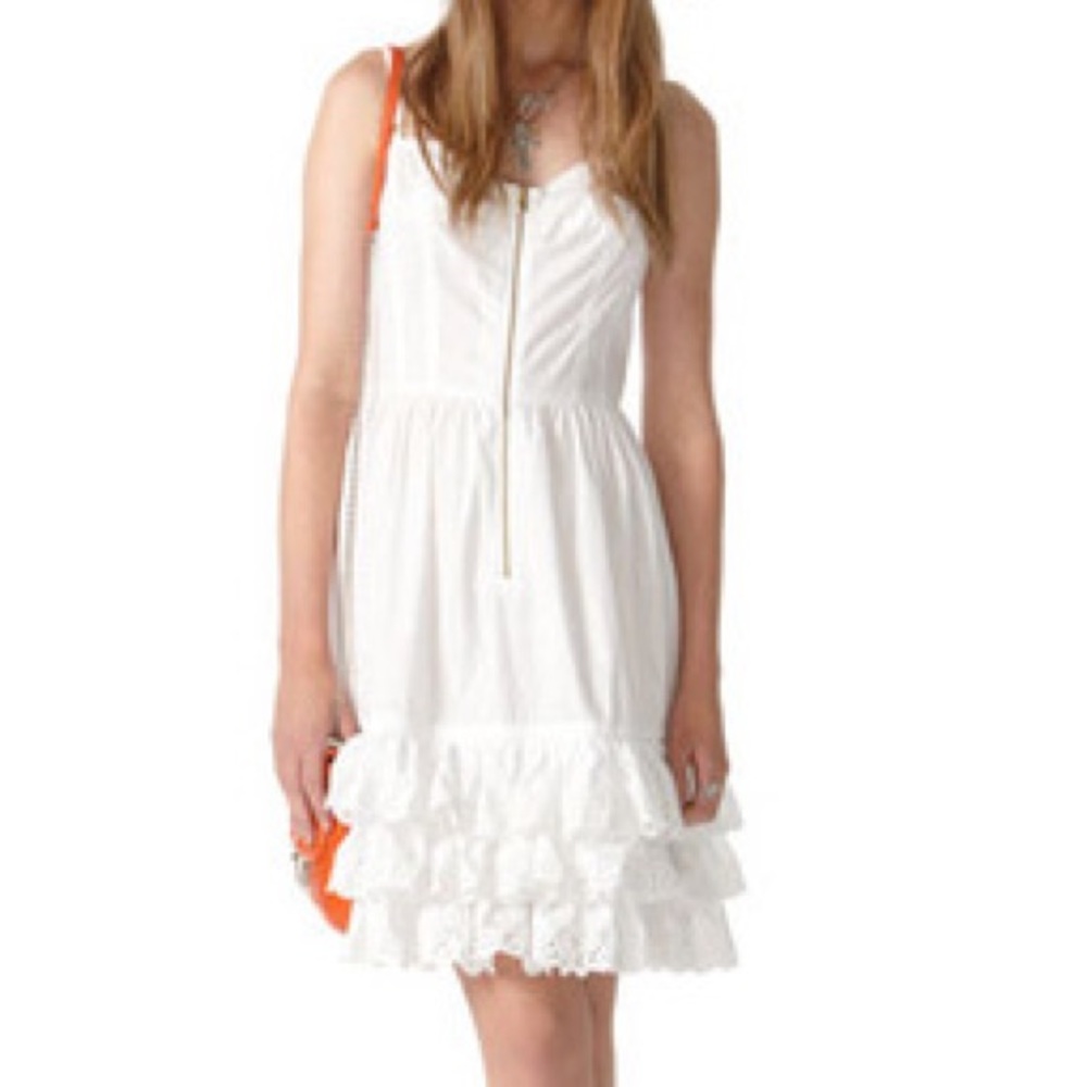 Tracy Feith for Target white ruffle dress